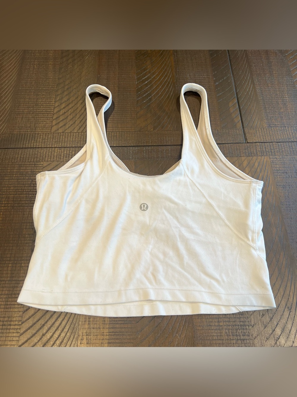 Lululemon white cropped align tank top 6 women